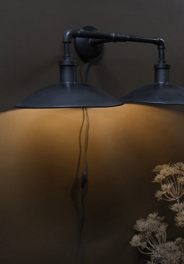 Sunset dobbelt væglampe