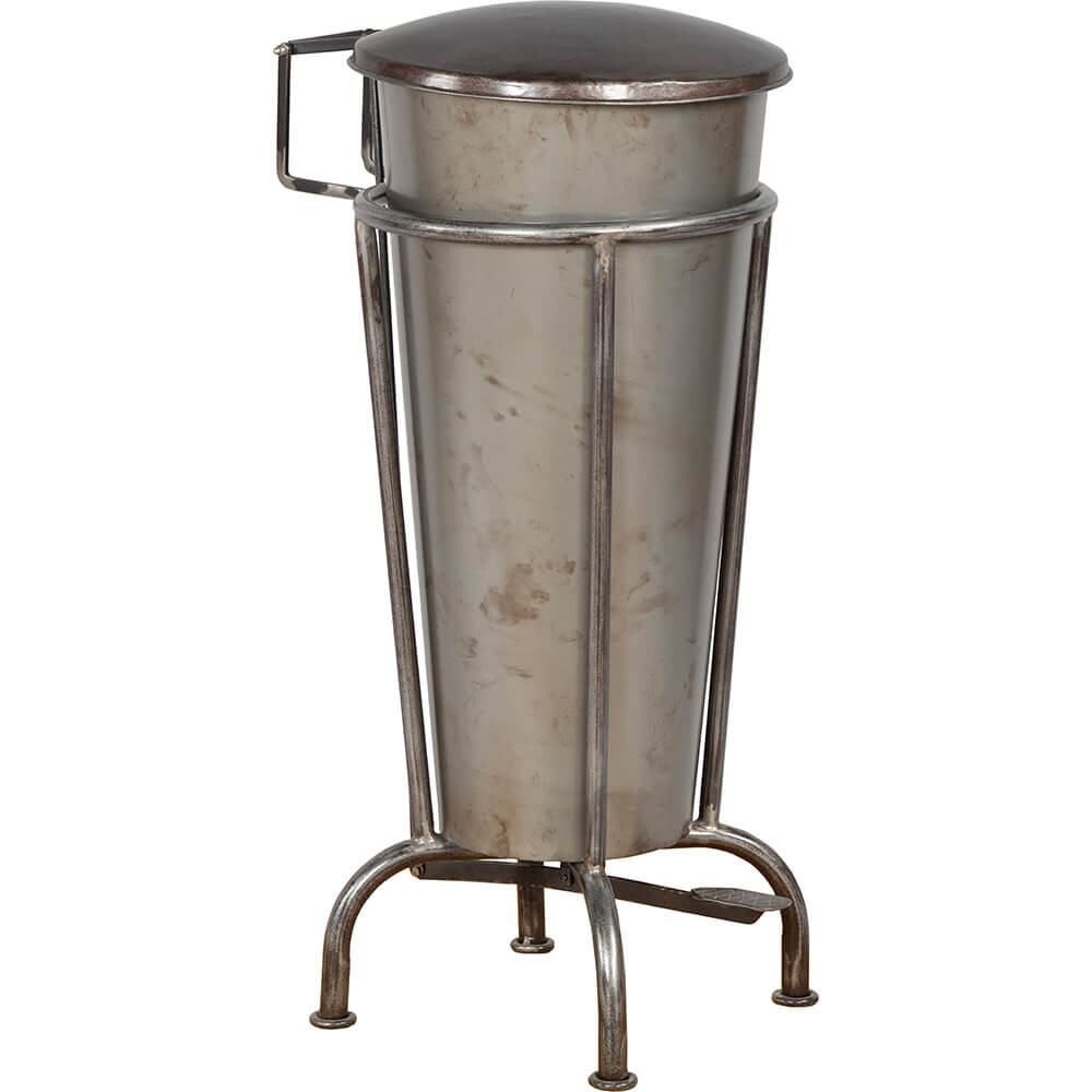 Klapp pedalspand jern - XL