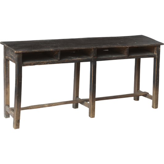 Dekorativt gammel skolebord