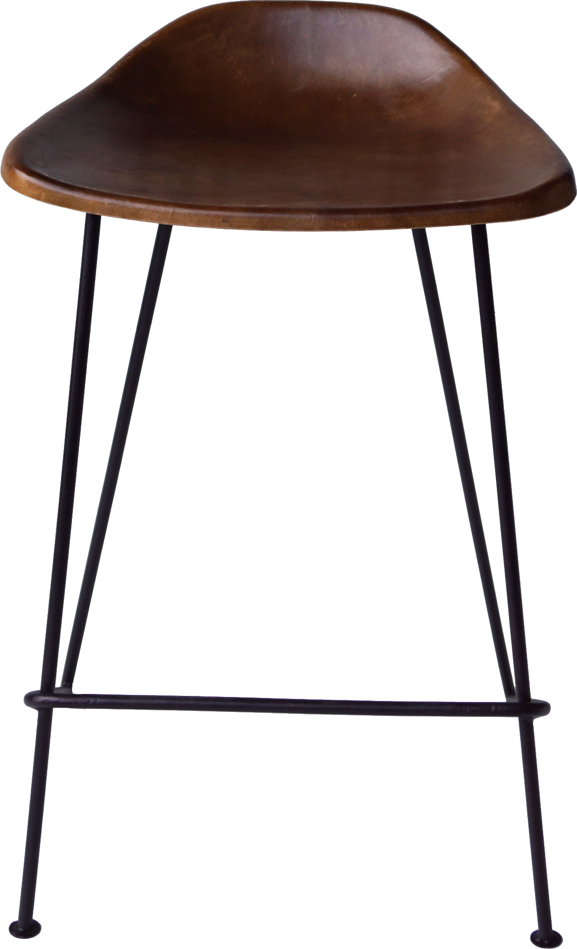 Aston skammel med lædersæde sæde H 63 cm