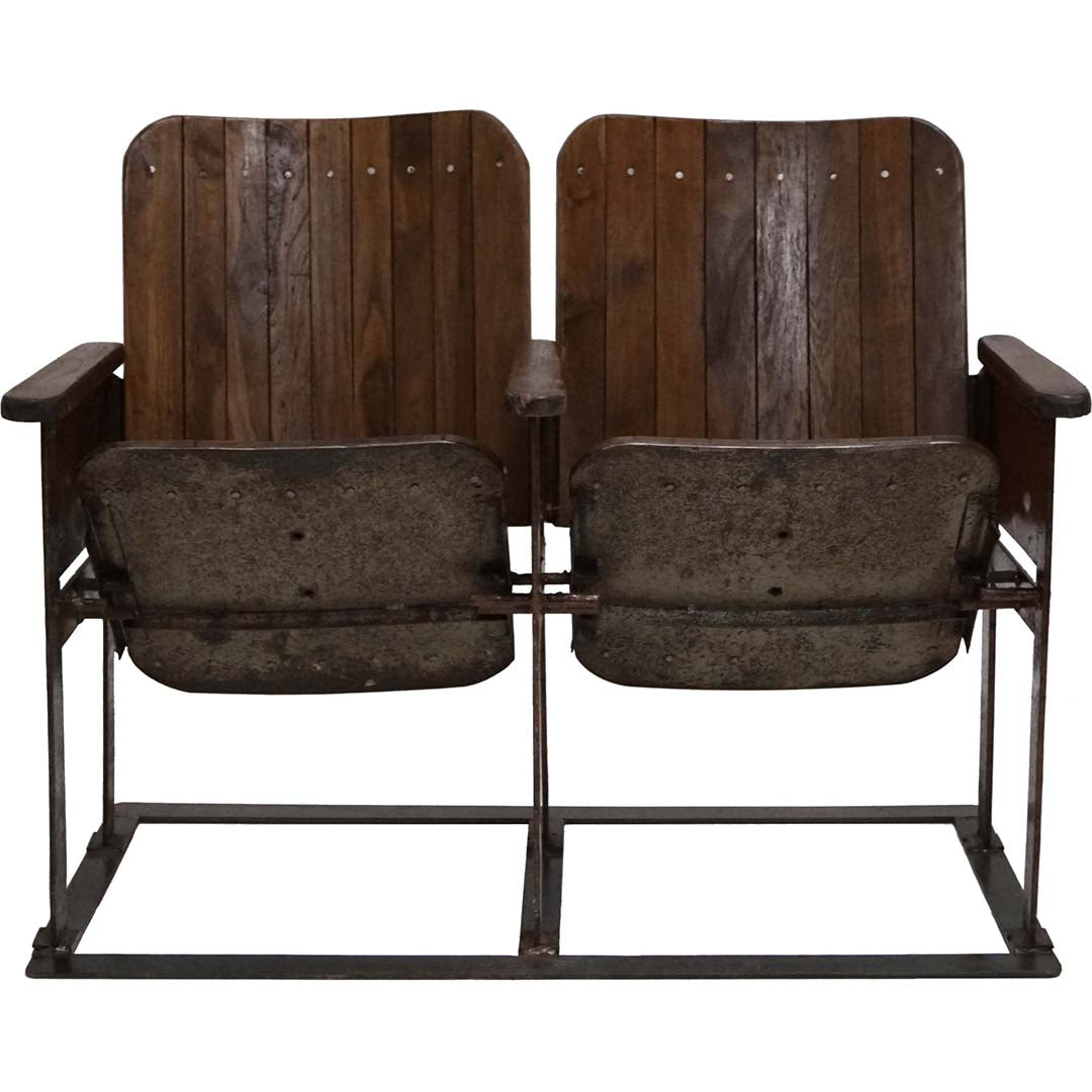 Bollywood biografbænk i træ - 2 sæder