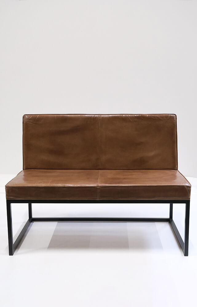 Perry loungesofa med læder