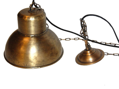 Alma loftlampe - antikmessing