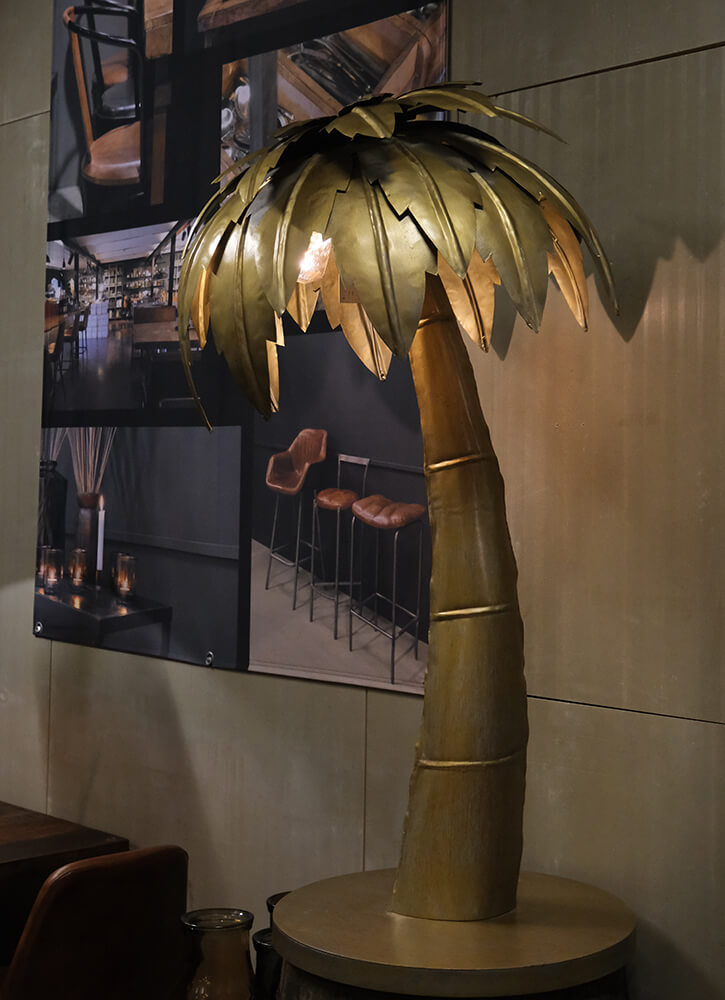 Palme gulvlampe - bestillingsvare