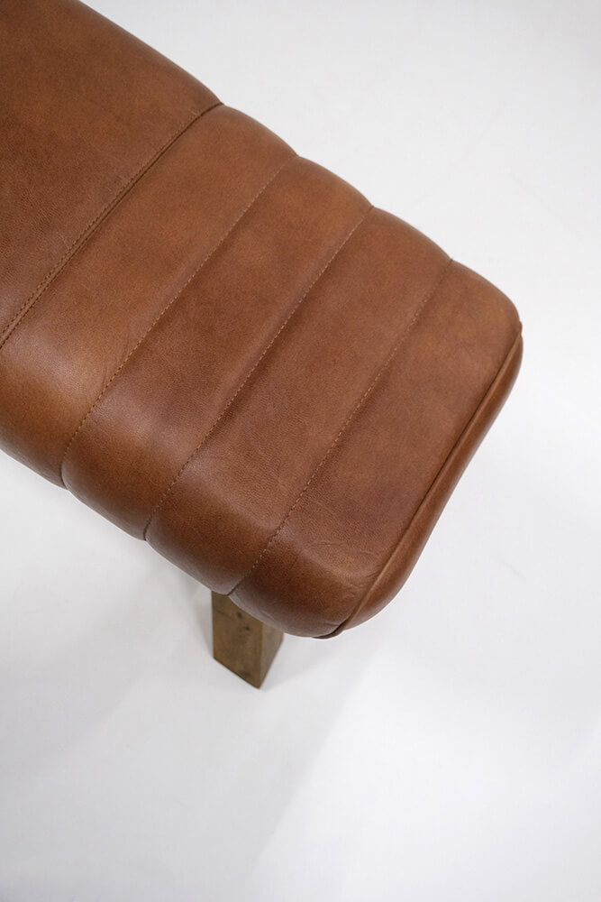 Wilma lang buk i quiltet læder