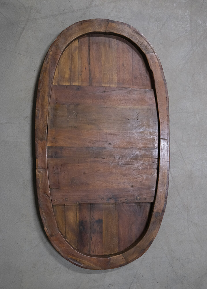 Amadeus oval træbordplade