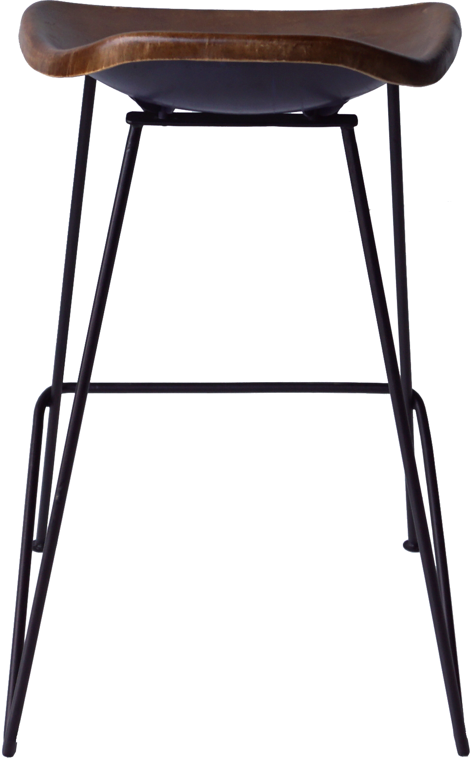 Aston skammel med lædersæde sæde H 63 cm